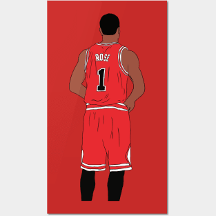 Derrick Rose Back-To Posters and Art